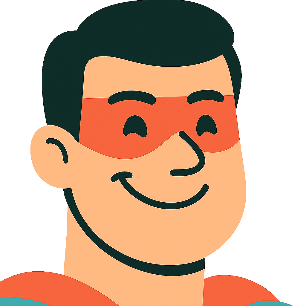 Alltagsheld logo — first design pass, the head